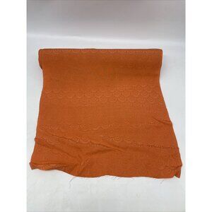 Japanese Kimono Fabric Bolt Orange Pure Silk Subtle Design Obi Kimono